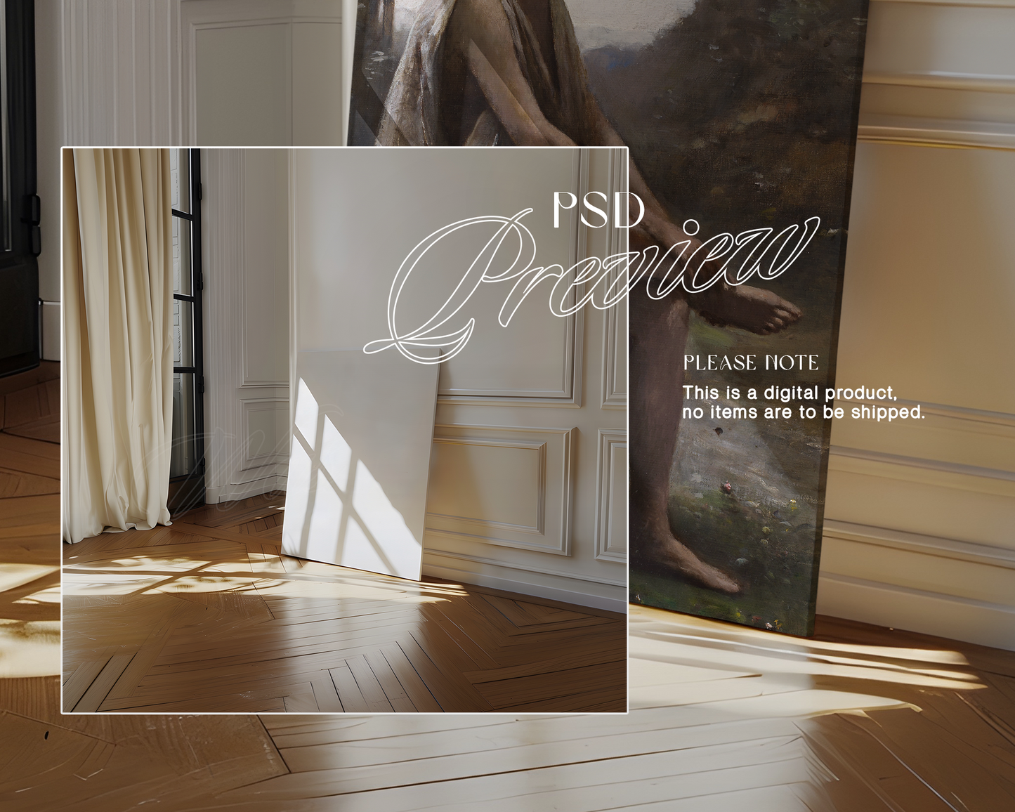 DIN A Leaning Canvas Mockup