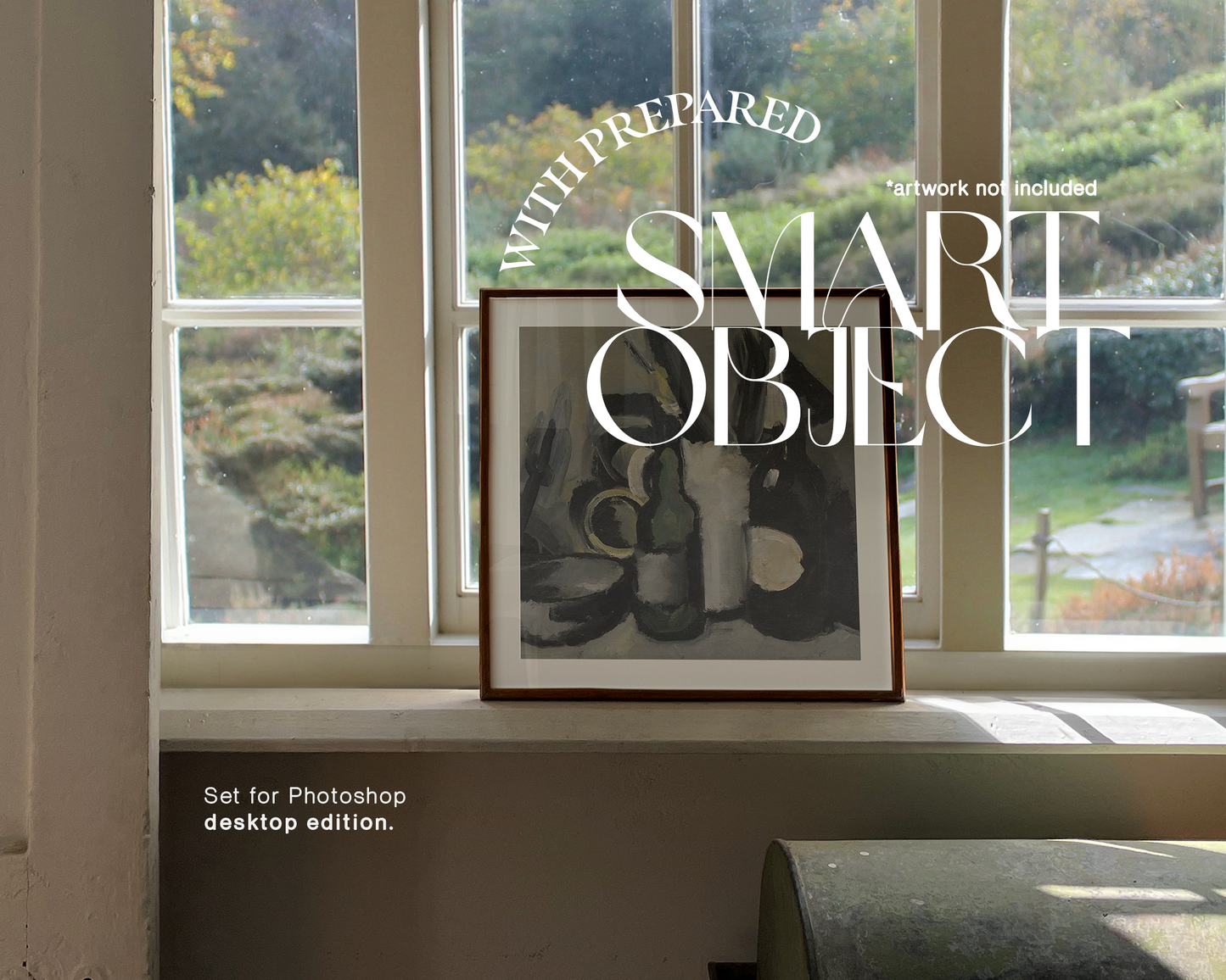 Large 1x1 Frame in Countryside Mockup