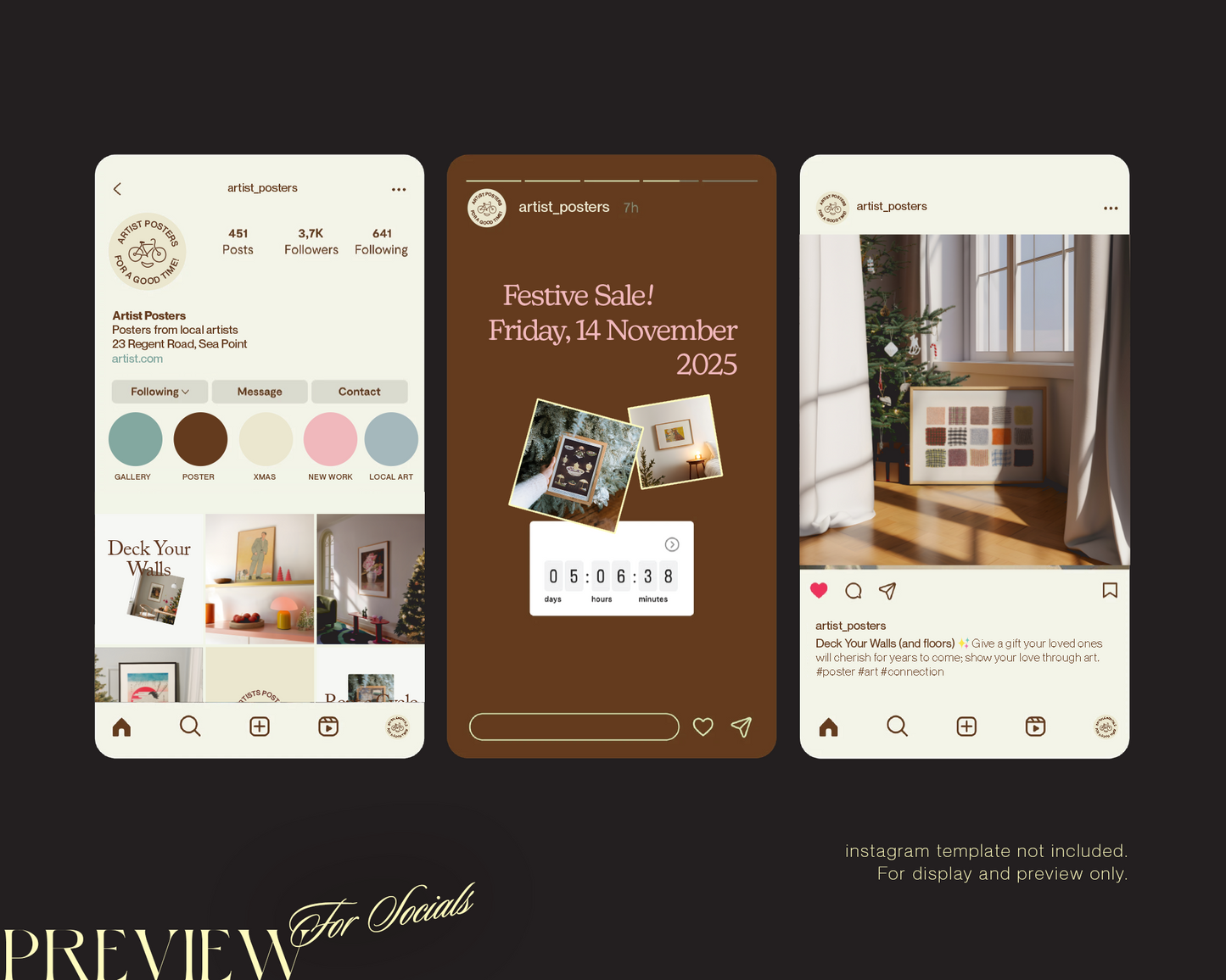 32 Festive Frames - Poster Mockup Bundle