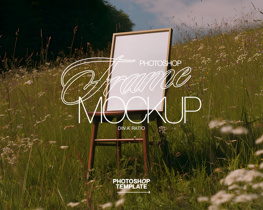 DIN A Frame in Magical Meadow Mockup