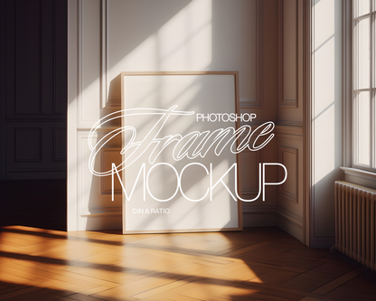 DIN A Frame Dramatic Lighting Mockup