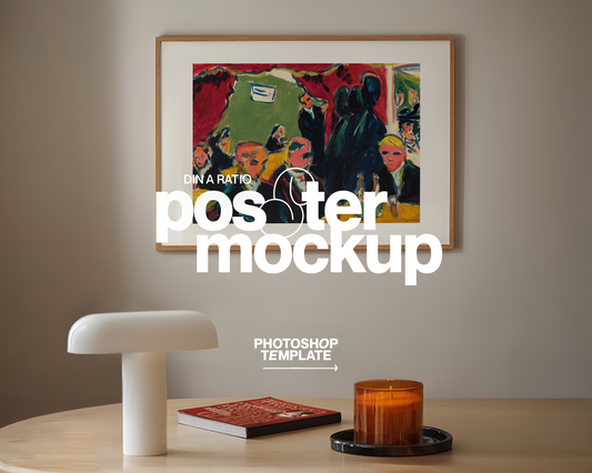 A2 Frame in Cosy Interior Mockup