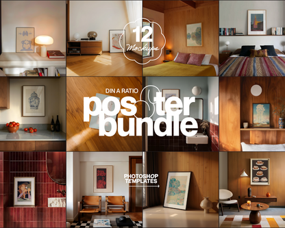 The Hygge Mockup Bundle: 12 Vertical DIN A Mockups
