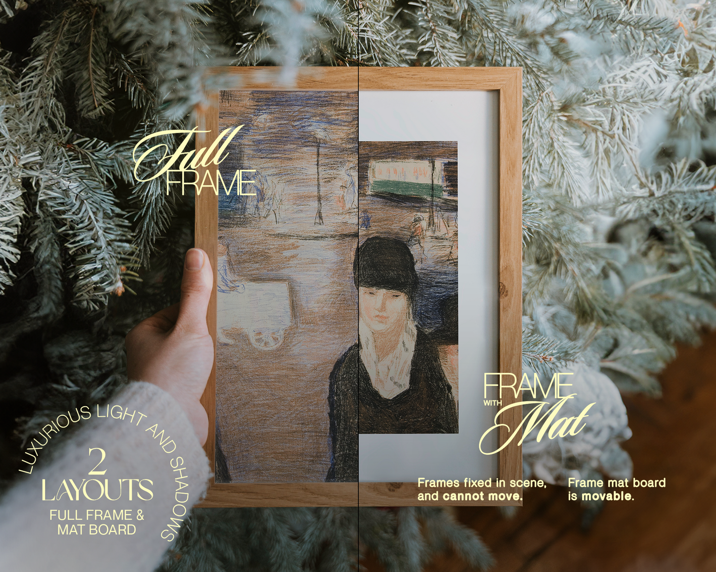 32 Festive Frames - Poster Mockup Bundle