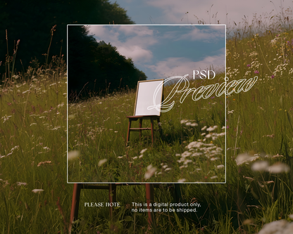 DIN A Frame in Magical Meadow Mockup