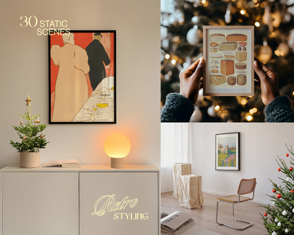 32 Festive Frames - Poster Mockup Bundle