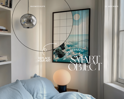 DIN A Curated 20 Mockup Bundle for Vertical Artwork