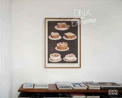 DIN A Vertical Frame in Minimalist Living Interior