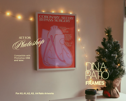 32 Festive Frames - Poster Mockup Bundle