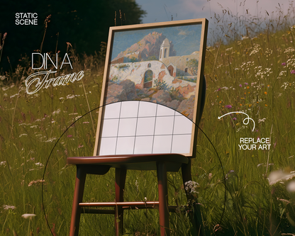 DIN A Frame in Magical Meadow Mockup