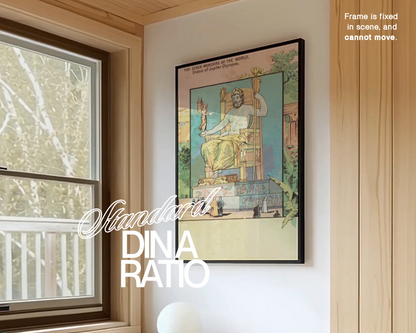 DIN A Poster in Study Video Mockup