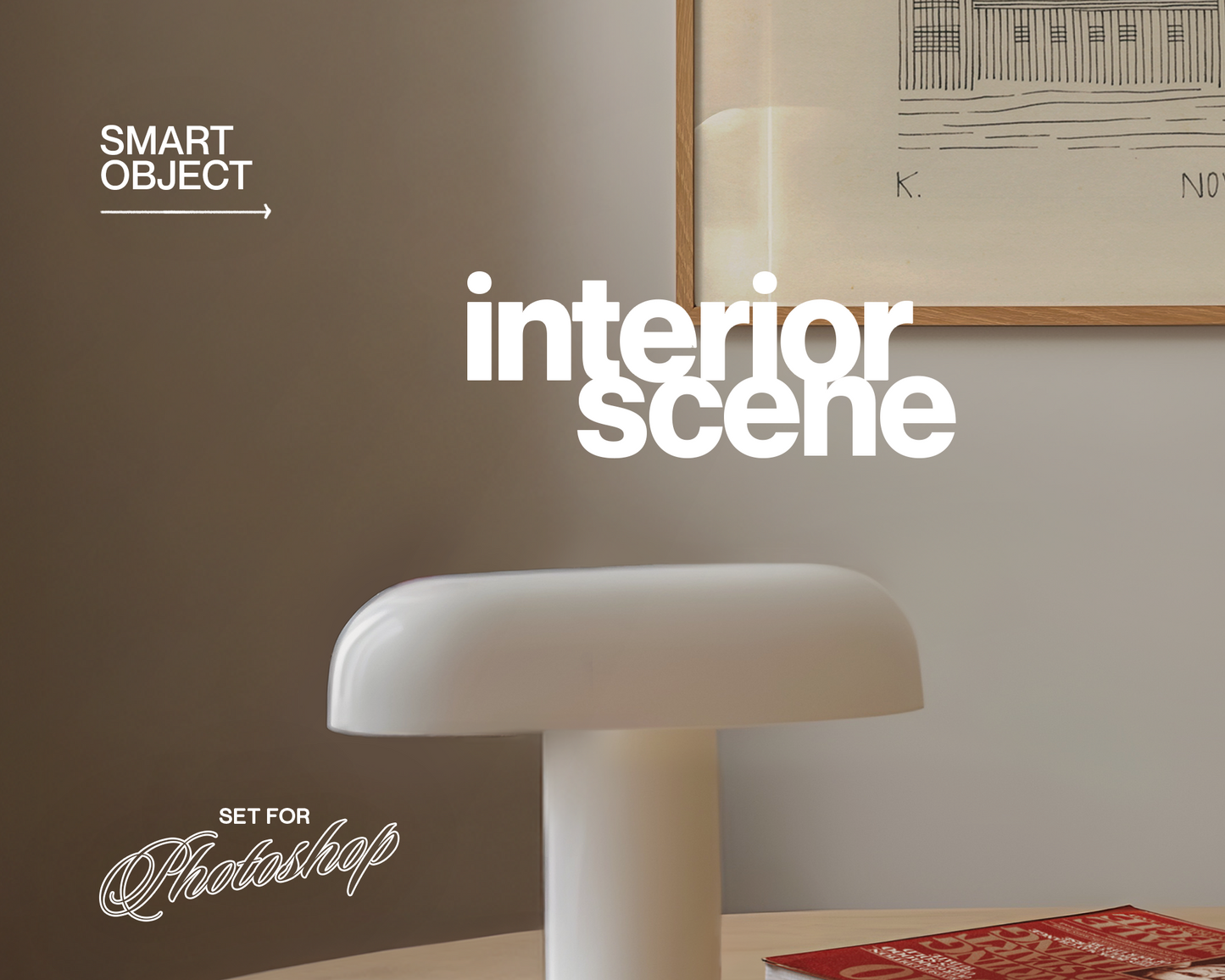 A2 Frame in Cosy Interior Mockup