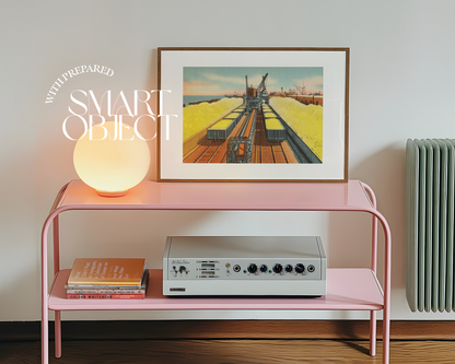 50 Retro Frame Mockups Bundle - Horizontal DIN A Ratio