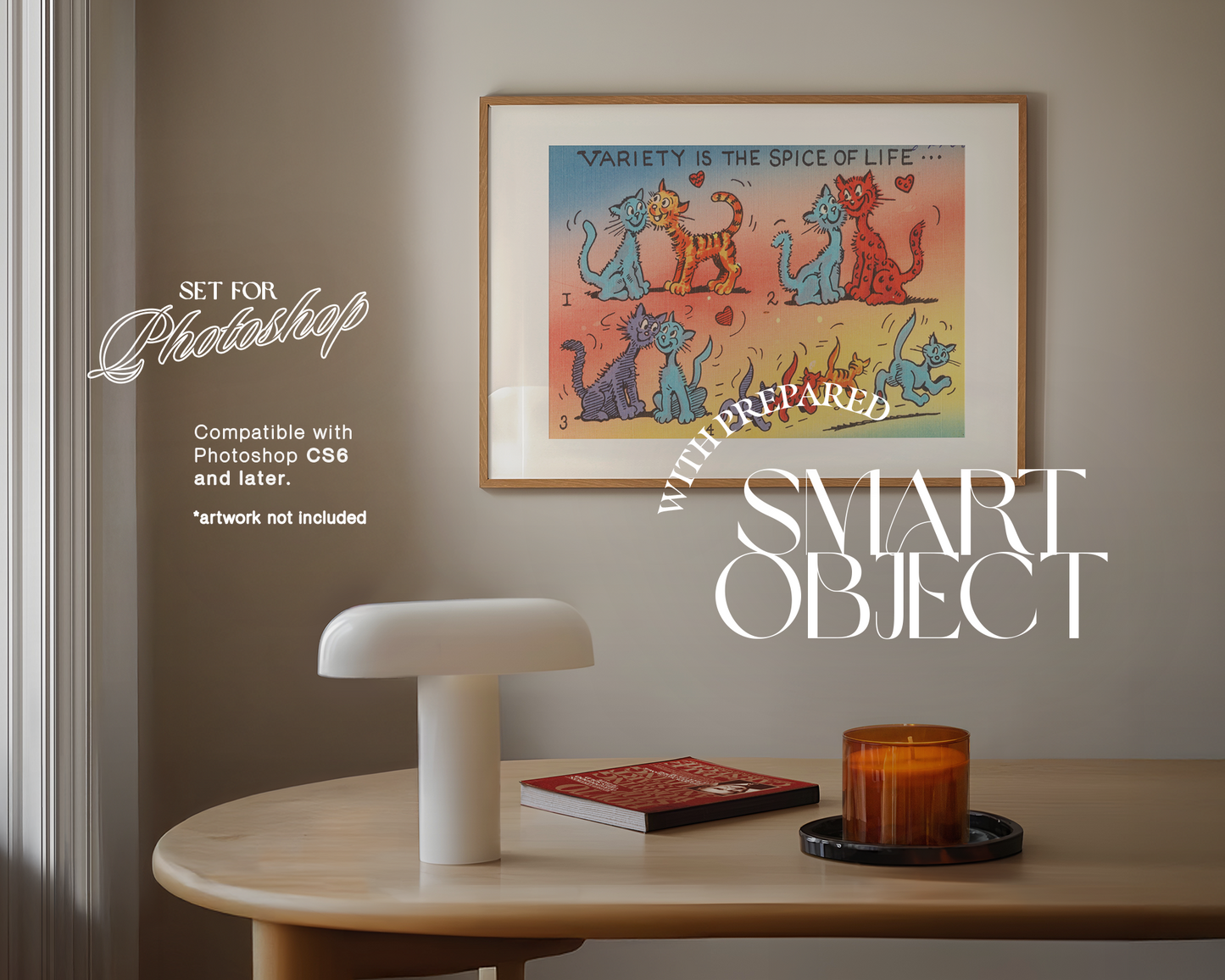 A2 Frame in Cosy Interior Mockup