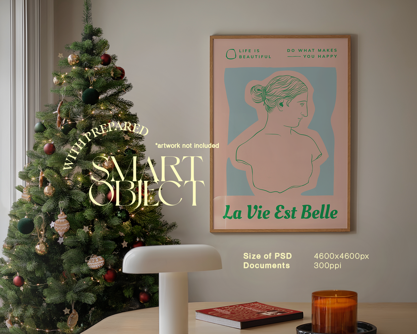 32 Festive Frames - Poster Mockup Bundle