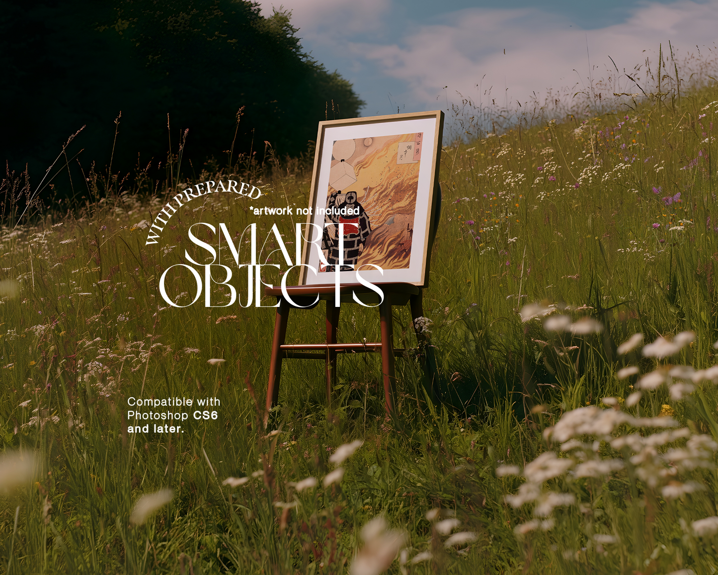 DIN A Frame in Magical Meadow Mockup