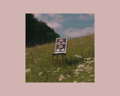 DIN A Frame in Magical Meadow Mockup